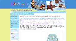 Desktop Screenshot of detickov.cz