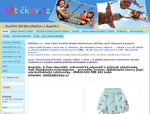 Tablet Screenshot of detickov.cz